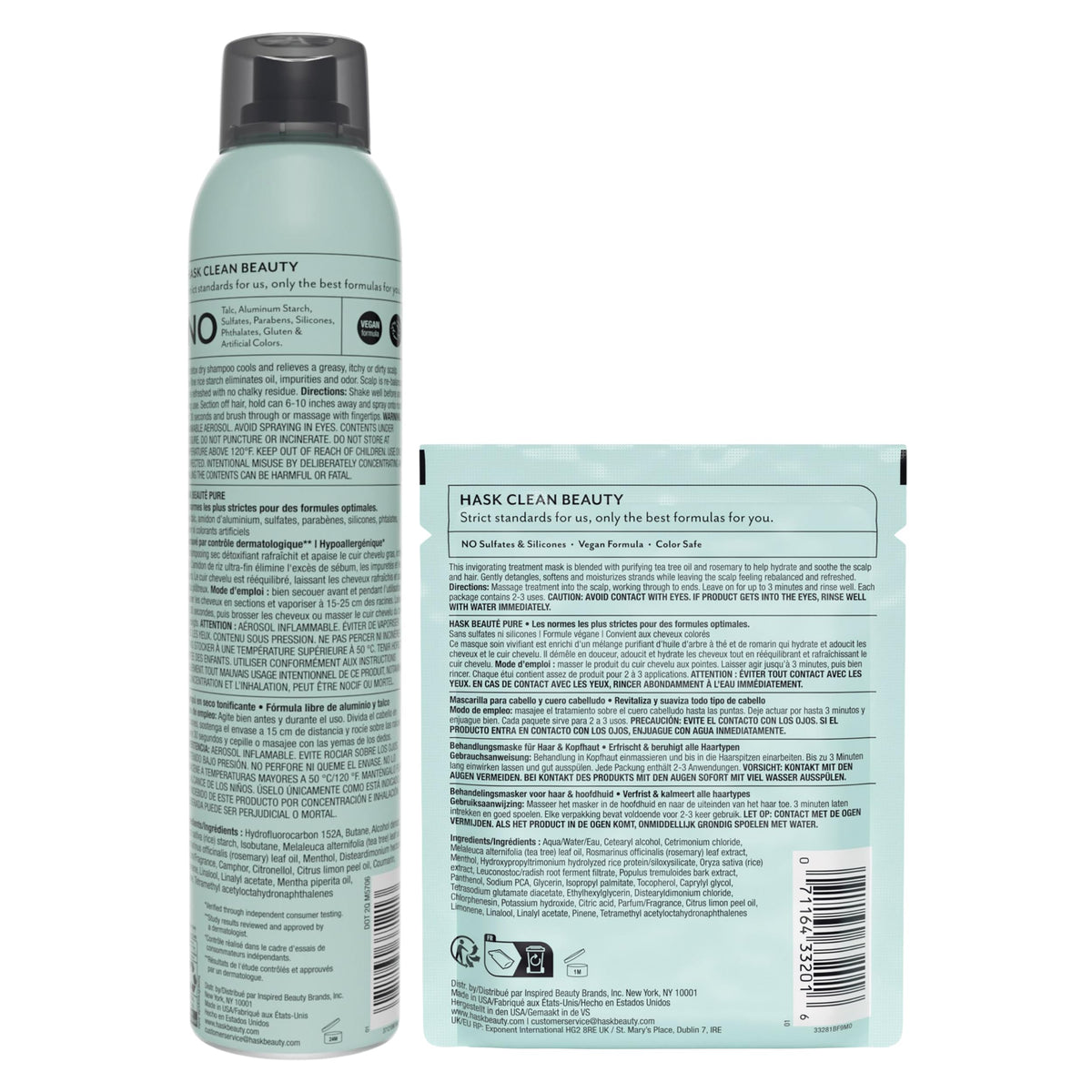 HASK Duo in-use styling scenario with fresh-looking roots