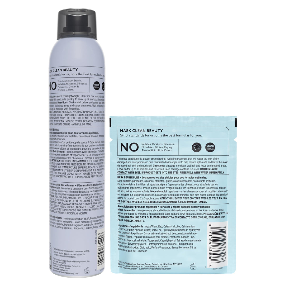 HASK sulfate-free color-safe badge on product image