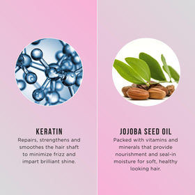 HASK Keratin Vials adds natural-looking shine without weighing hair down.