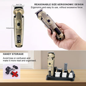 Hatteker body groomer head for comfortable body hair care.