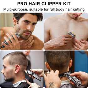Hatteker Pro Hair Clipper adjustable lever for custom lengths