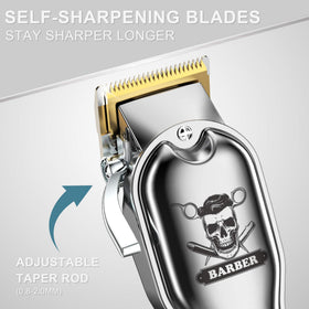 Hatteker Pro Hair Clipper waterproof body for quick cleaning after use