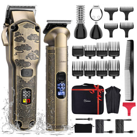 Hatteker professional hair clipper large barber blade for precise fades