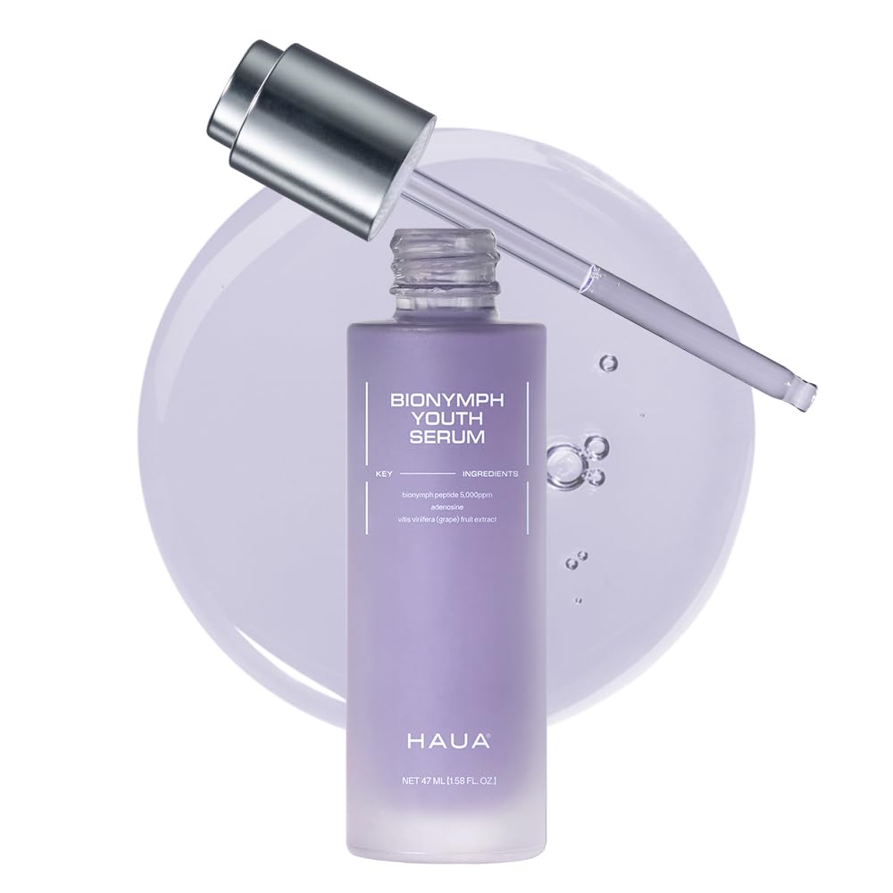 HAUA Bionymph Serum bottle close-up highlighting deep hydration benefit