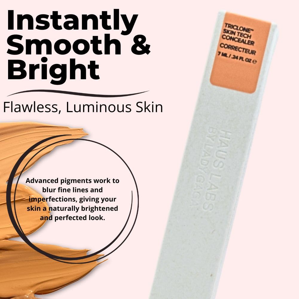 Haus Labs fermented Arnica swatch demonstrating redness reduction