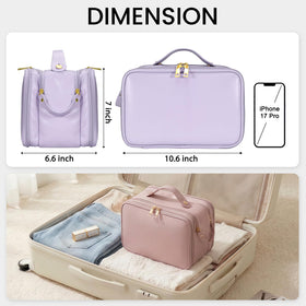 HauteHues travel makeup bag makes a stylish gift for beauty lovers.