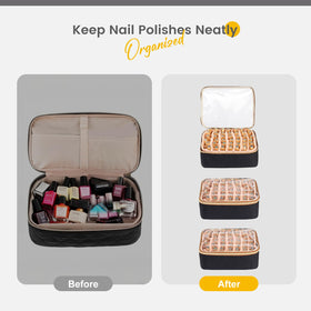 Hautton gift-ready nail polish case suits professionals and enthusiasts.