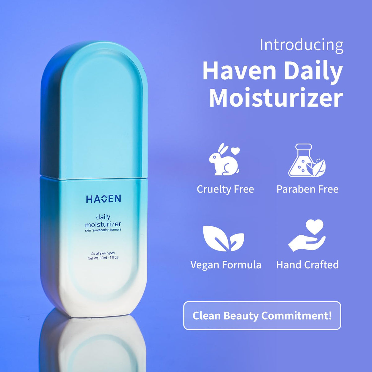 HAVEN SKIN Aloe Vera Face Calming Relief for sensitive skin.