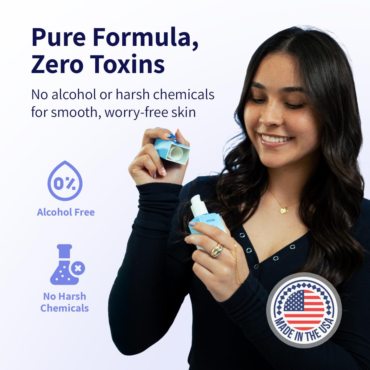 HAVEN SKIN Vitamin C Brightening formula supports an even complexion.