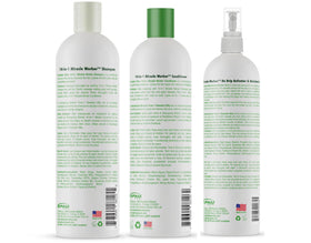 Hawaiian Silky 14in1 conditioner bottle emphasizes deep conditioning and frizz control.