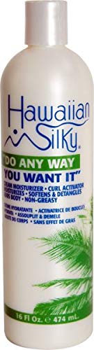 Hawaiian Silky Do You Want It Cream Activator bottle for smooth, defined hair