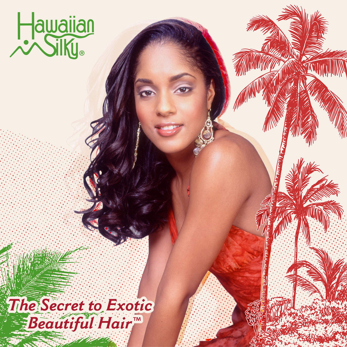Hawaiian Silky no lye relaxer final hair look