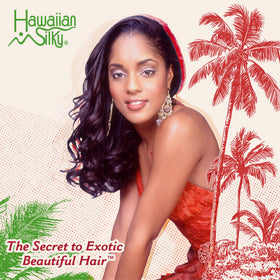 Hawaiian Silky no lye relaxer final hair look