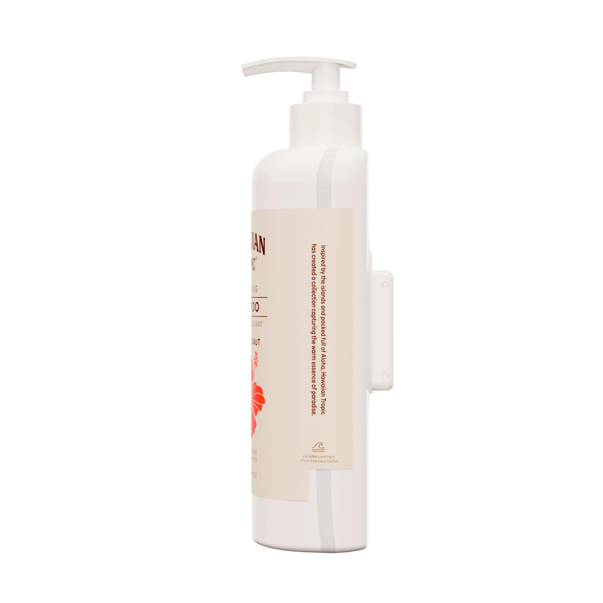 Silky Coconut fragrance emphasizes tropical scent in shower