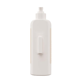 Space-saving floating bottles optimize small bathrooms and RV showers