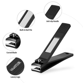 HAWATOUR compact tin case protects clippers during travel.