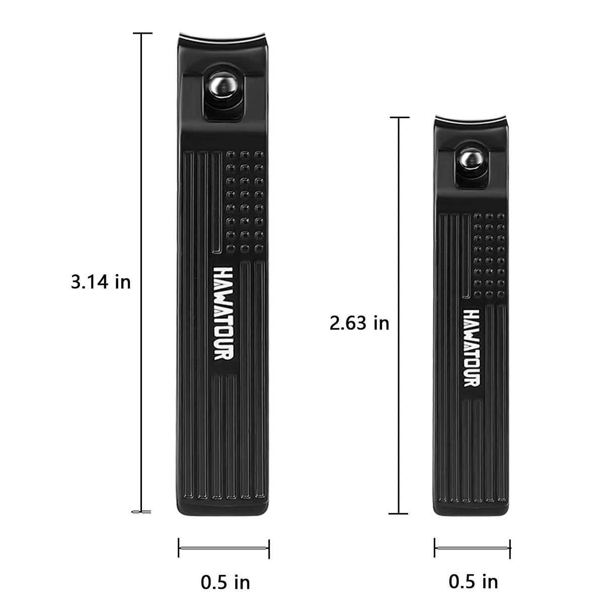 HAWATOUR durable zinc alloy clippers maintain sharpness over time.