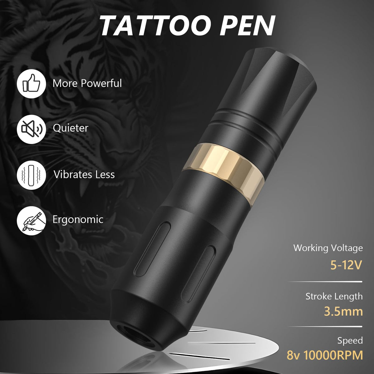 HAWINK dual batteries 1500mAh and 1600mAh provide long session power.