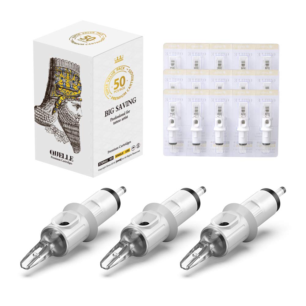 HAWINK tattoo cartridge needle 10 bugpin curved 27 for smooth shading and precise lines