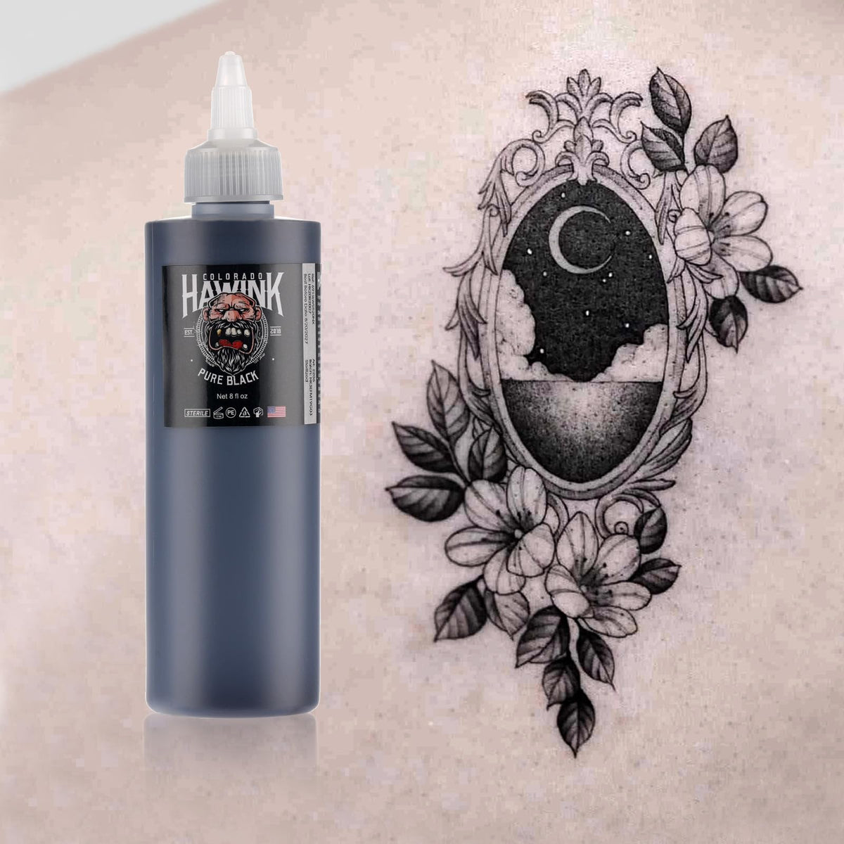 HAWINK Pure Black pigment dispersion highlights smooth mixing and even ink flow