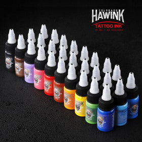 HAWINK professional tattoo supplies with stable pigment for versatile shading