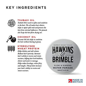 Hawkins & Brimble elemi ginseng scent closeup highlights fragrance.
