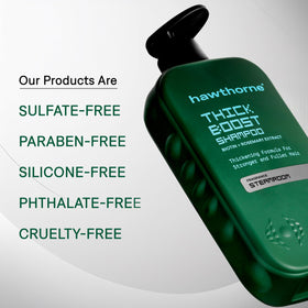 Hawthorne Thick Boost scent image hints at eucalyptus mint aroma