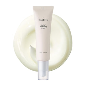 HAYEJIN RiceFila moisturizer jar shows lightweight hydration for daily skin care.