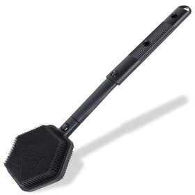 HAYSNA back scrubber with extendable handle reaches difficult areas for a thorough shower.