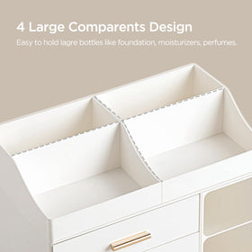 All-white HBlife design for a clean vanity or countertop look.