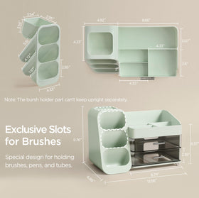 HBlife organizer drawers ideal for lipsticks and nail polishes.