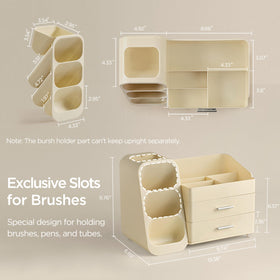 HBlife unit doubles as skincare and jewelry storage for a clutter-free vanity.