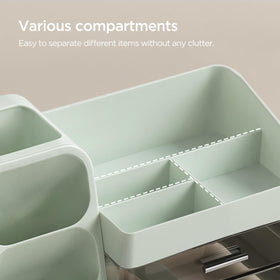 HBlife organizer side view highlighting slim profile for small spaces.