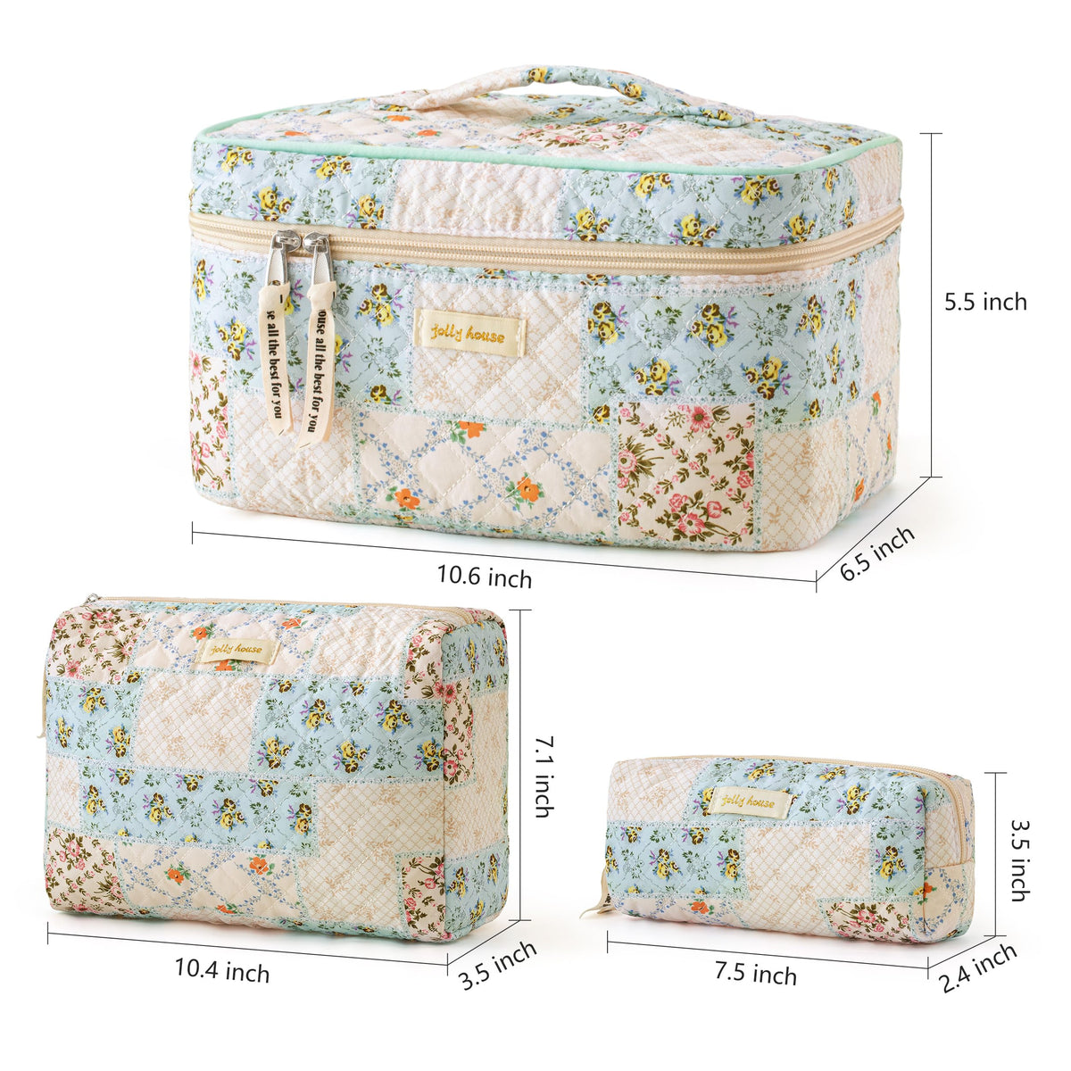 HBselect multi-purpose bag for cosmetics, toiletries, and stationery.