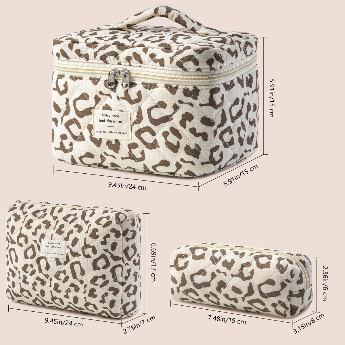 HBselect floral-pattern bag adds a stylish touch to routines.
