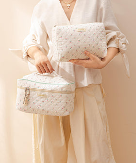 HBselect multi-use makeup bag for cosmetics, toiletries, and pencils