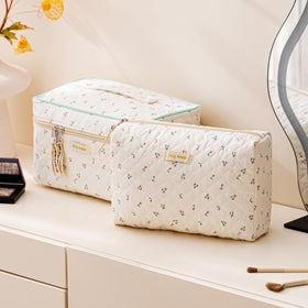 HBselect travel-ready makeup bag fits in luggage and purses for on-the-go routines