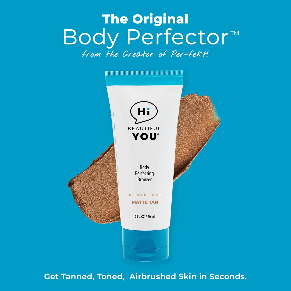 HBY BE YOU BODY BRONZER hyaluronic microspheres boost hydration