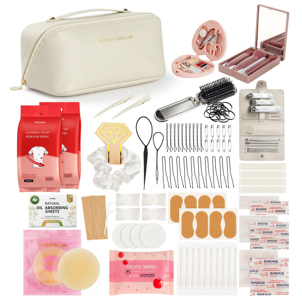 HDFCLUP emergency kit includes bride makeup brushes for quick, flawless touch-ups