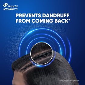 Head & Shoulders foam shows rich lather for daily cleansing