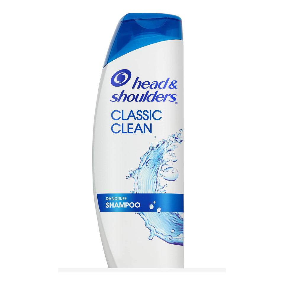 Head & Shoulders Classic Clean bottle with fresh scent and dandruff care.