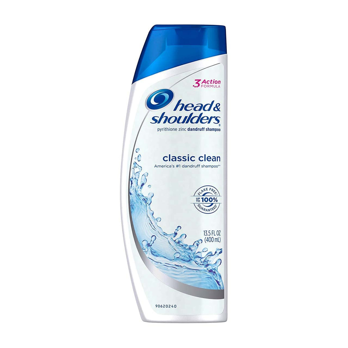 Head & Shoulders Classic Clean label closeup, indicates refreshing fragrance.