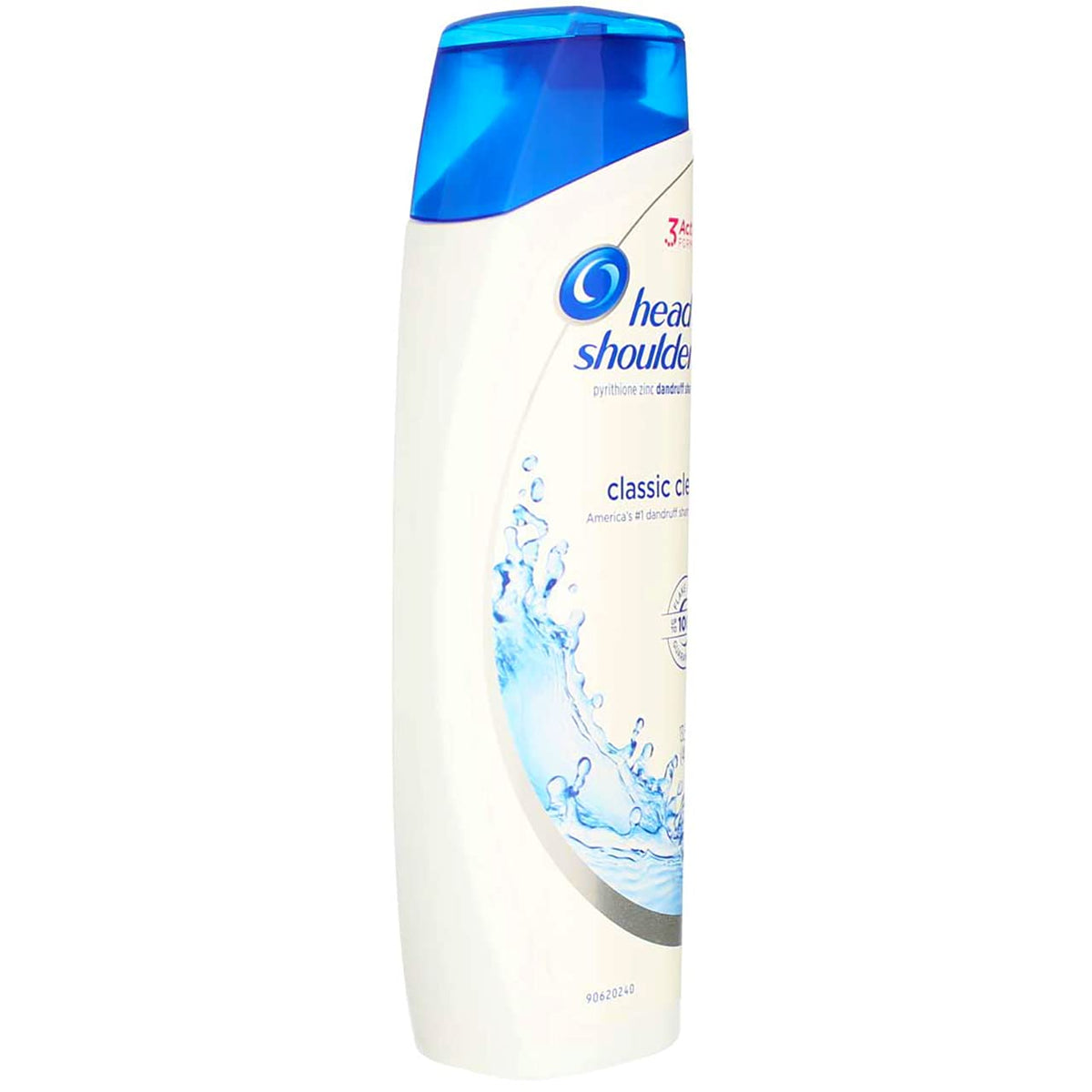 Head & Shoulders Classic Clean foam lather, gentle cleansing for scalp.
