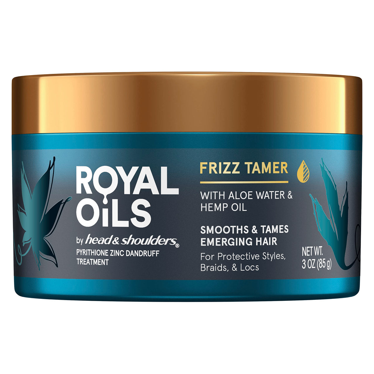 Head & Shoulders Royal Oils Frizz Tamer edge-control bottle for smoother new growth