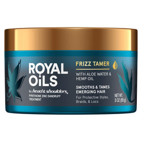 Head & Shoulders Royal Oils Frizz Tamer edge-control bottle for smoother new growth