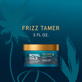 Head & Shoulders Royal Oils Frizz Tamer bottle highlighting soothing fragrance for daily use