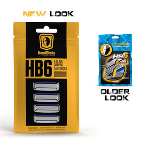 HeadBlade HB6 handle shown for easy scalp access.