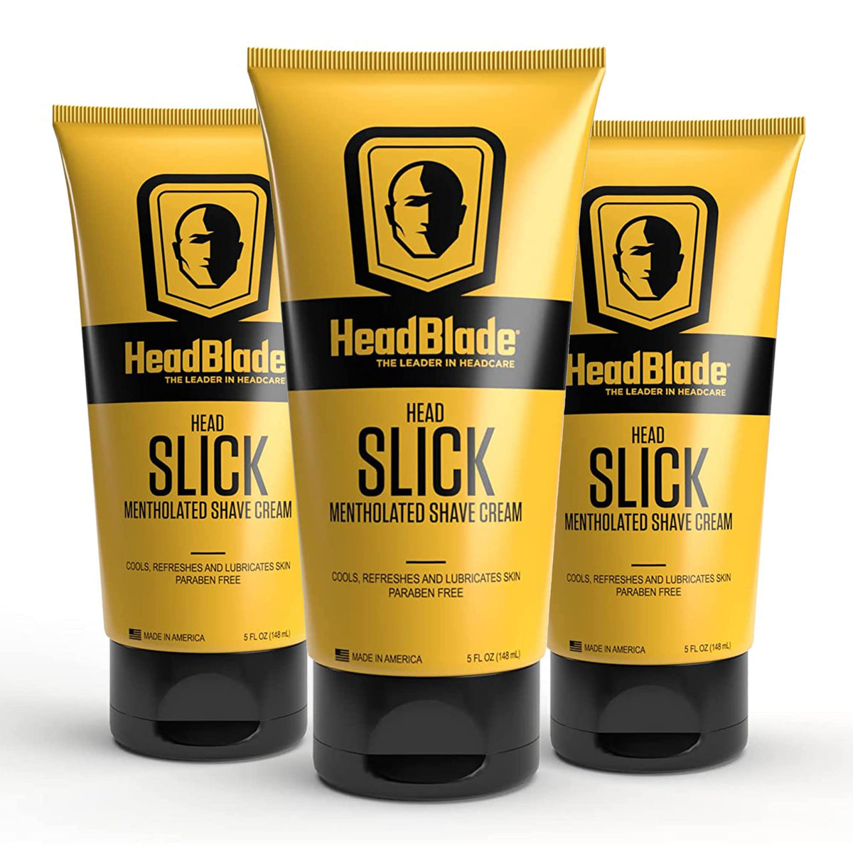 HeadBlade HeadSlick application glide on scalp for smooth shave