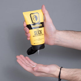 HeadBlade HeadSlick rich foam creates even coverage during shave