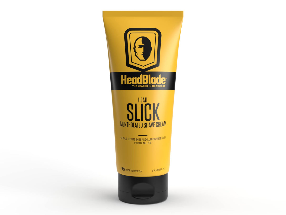 HeadBlade HeadSlick refreshing-after-shave conveys a cooling, comfortable finish.